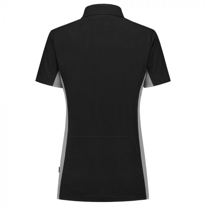 Tricorp Poloshirt Bicolor Dames 202003 Black-Grey