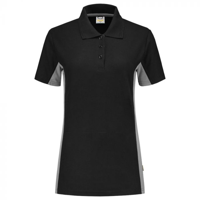 Tricorp Poloshirt Bicolor Dames 202003 Black-Grey