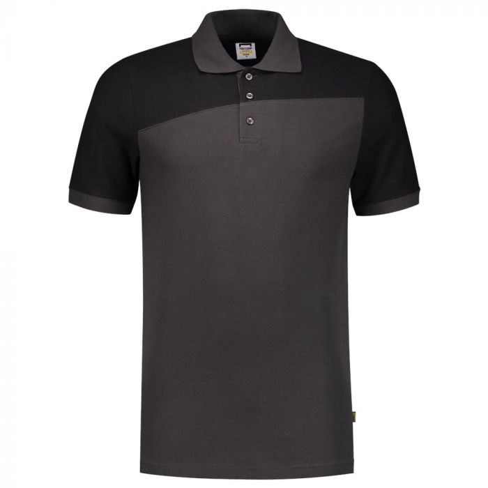 Tricorp Poloshirt Bicolor Naden 202006 Darkgrey-Black