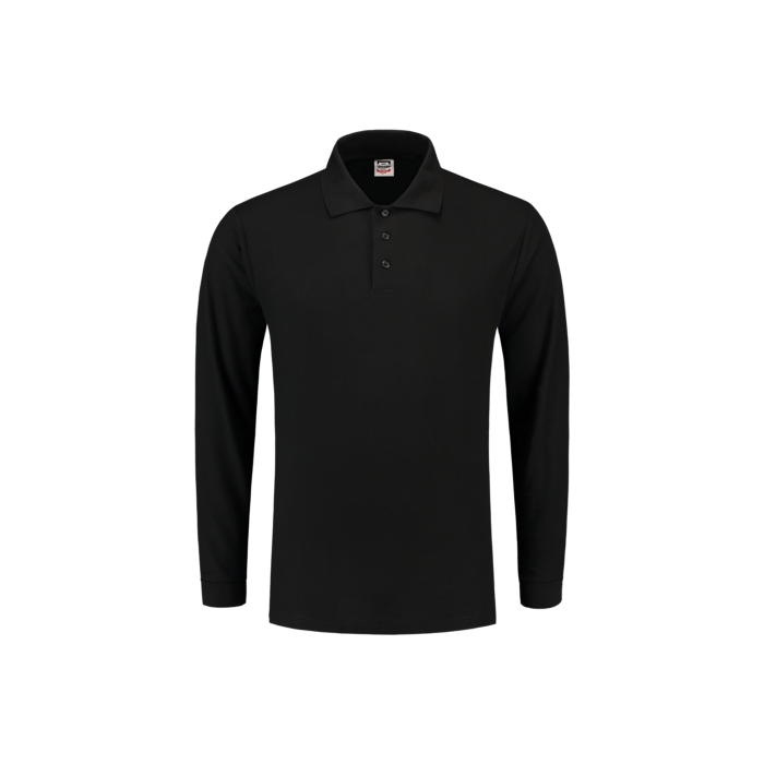 Tricorp Poloshirt Lange Mouw 201009 Zwart