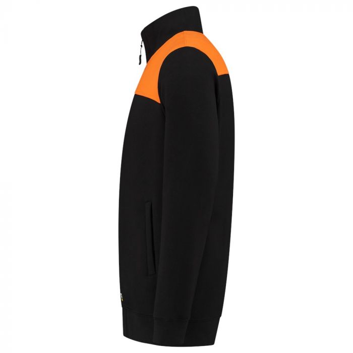 Tricorp Sweatvest Bicolor Naden 302014 Black-Orange