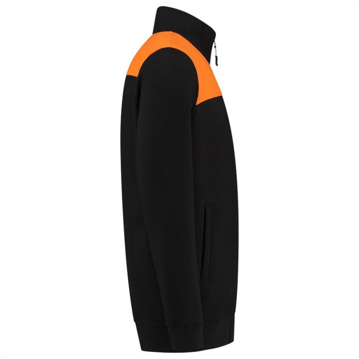 Tricorp Sweatvest Bicolor Naden 302014 Black-Orange