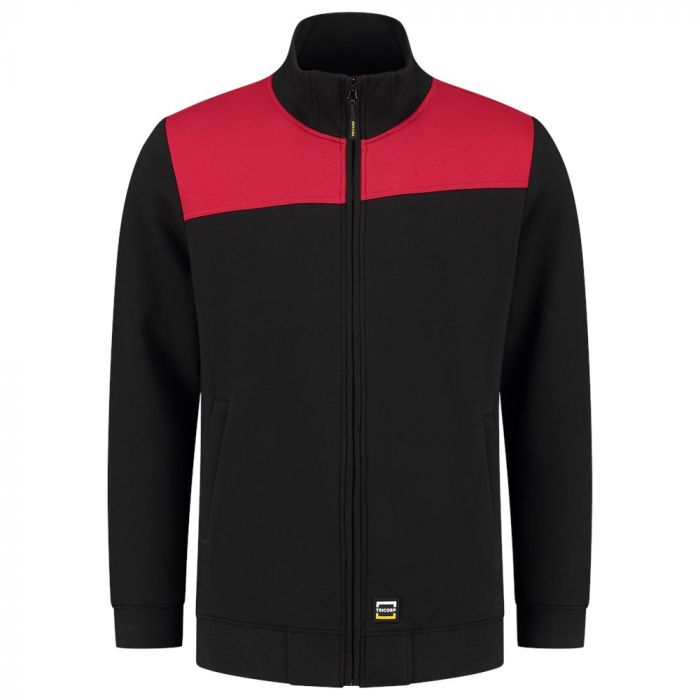 Tricorp Sweatvest Bicolor Naden 302014 Black-Red