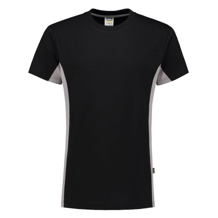 Tricorp T-shirt Bicolor 102004 Black-Grey