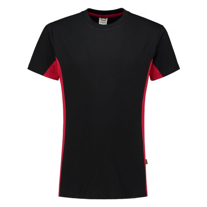 Tricorp T-shirt Bicolor 102004 Black-Red