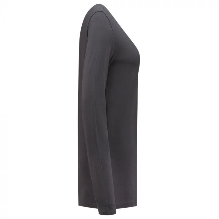 Tricorp T-shirt Lange Mouw Dames 101010 Darkgrey