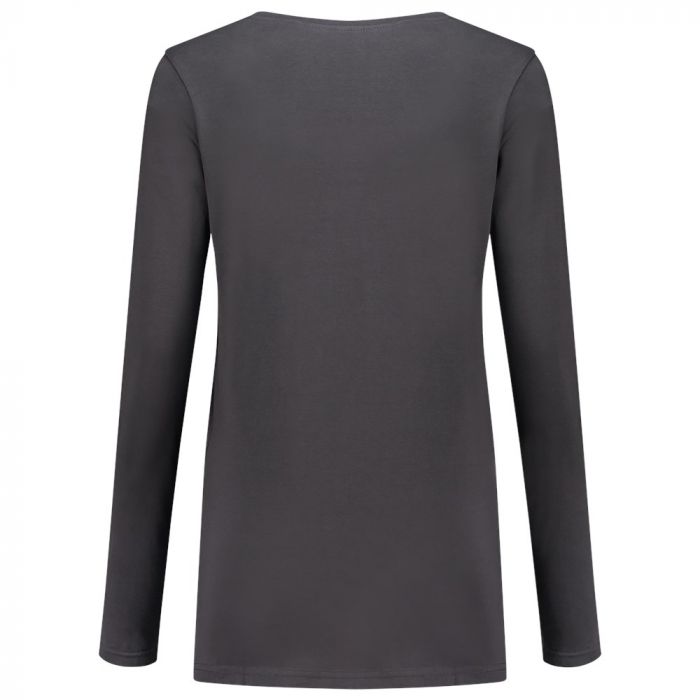Tricorp T-shirt Lange Mouw Dames 101010 Darkgrey