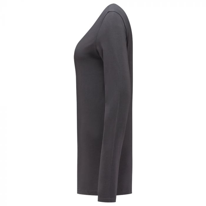 Tricorp T-shirt Lange Mouw Dames 101010 Darkgrey