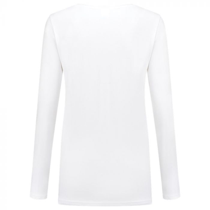 Tricorp T-shirt Lange Mouw Dames 101010 White
