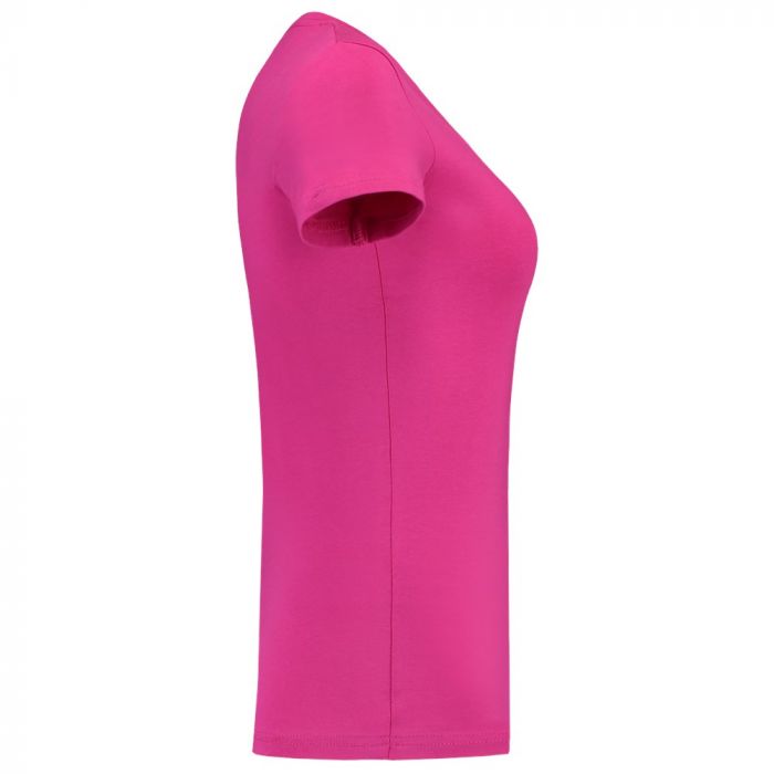 Tricorp T-shirt V Hals Fitted Dames 101008 Fuchsia