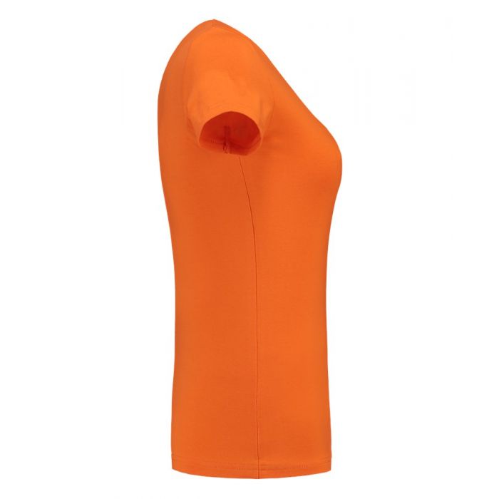 Tricorp T-shirt V Hals Fitted Dames 101008 Orange
