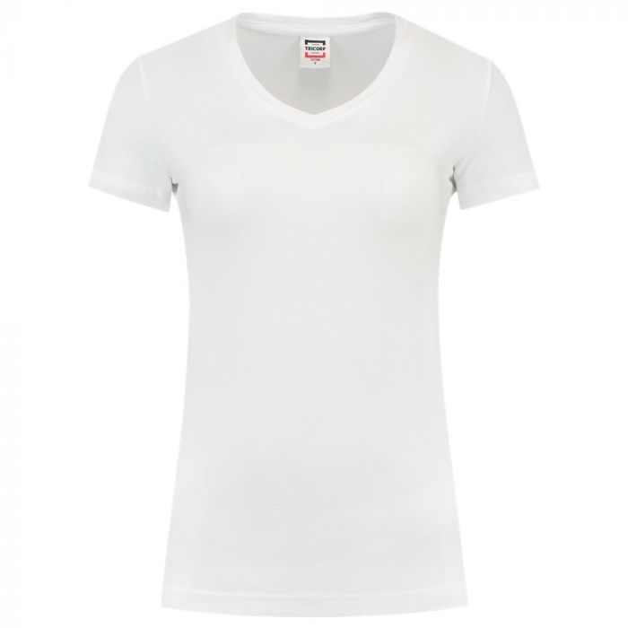 Tricorp T-shirt V Hals Fitted Dames 101008 White