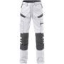 Fristads Broek 2555 Stfp   Wit/grijs