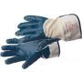 SafeWorker Werkhandschoen 2850 Katoen Nitril Kap 7cm Blauw