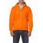 Gildan Gil18600  Sweater Hood F Ull Zip For Him 21 Safety Orange Xl Him 21 Safety Orange XL HIM