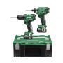 Hikoki Combideal KC12DAWAZ Accu Boormachine Set 12V
