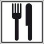 Brady PICTOGRAM KANTINE<BR/>PIC 450<BR/>200*200MM 200*200MM