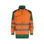Dassy Hoge zichtbaarheidsvest Orlando PESCO74 Fluo-oranje/Flessengroen