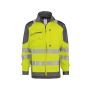 Dassy Hoge zichtbaarheidsvest Orlando PESCO74 Fluogeel/Cementgrijs