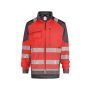 Dassy Hoge zichtbaarheidsvest Orlando PESCO74 Fluorood/Cementgrijs