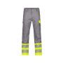 Dassy Hogezichtbaarheidsbroek Lenox COPES75 Grafietgrijs/Fluogeel