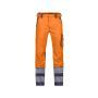 Dassy Hogezichtbaarheidsbroek Minnesota PESCOSPA76 Fluo-oranje/Marineblauw