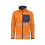 Dassy Hogezichtbaarheidsmidlayerjacket Camden PESSPA35 Fluo-oranje/Marineblauw