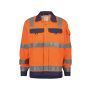 Dassy Hogezichtbaarheidsvest Dusseldorf PESCO70 Fluo-oranje/Marineblauw