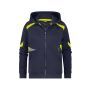 Dassy Hoodie voor dames Santos Women COPES86 Nachtblauw/Fluogeel