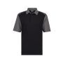 Dassy Polo Cesar COSPA46 Zwart/Cementgrijs