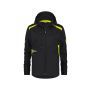 Dassy Softshelljas Kalama Women PES21 Zwart/Fluogeel