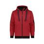 Dassy Sweatshirtjas Pulse COPES80 Rood/Zwart