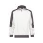 Dassy Tweekleurige sweater Basiel COPES80 Wit/Cementgrijs