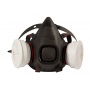 Honeywell Halfgelaatsmasker HM500 Elastomeer Dubbele Bajonet Filter HM501BL