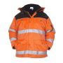 Hydrowear En20471 Parka Heerlen Fluor Oranje - Zwart