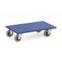 - Meubelhondje 72x48 cm blauw antislip, rubber wielen 300kg