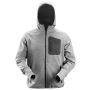 Snickers Flexiwork, Fleece Hoodie 8041 Donker Grijs/zwart