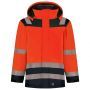 Tricorp Parka High Vis Bicolor 403020 Fluor Red-Ink