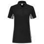 Tricorp Poloshirt Bicolor Dames 202003 Black-Grey