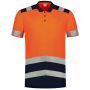 Tricorp Poloshirt High Vis Bicolor 203007 Fluor Orange-Ink