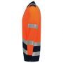 Tricorp Poloshirt High Vis Bicolor Lange Mouw 203008 Fluor Orange-Ink