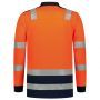 Tricorp Poloshirt High Vis Bicolor Lange Mouw 203008 Fluor Orange-Ink