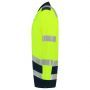 Tricorp Poloshirt High Vis Bicolor Lange Mouw 203008 Fluor Yellow-Ink