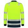 Tricorp Poloshirt High Vis Bicolor Lange Mouw 203008 Fluor Yellow-Ink