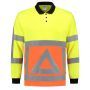 Tricorp Poloshirt Verkeersregelaar Lange Mouw 203002 Fluor Orange-Yellow