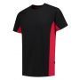 Tricorp T-shirt Bicolor 102004 Black-Red