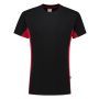 Tricorp T-shirt Bicolor 102004 Black-Red