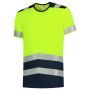 Tricorp T-shirt High Vis Bicolor 103006 Fluor Yellow-Ink