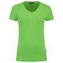 Tricorp T-shirt V Hals Fitted Dames 101008 Lime