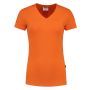 Tricorp T-shirt V Hals Fitted Dames 101008 Orange